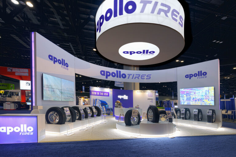 TRADESHOW BOOTH FOR APOLLO TIRES